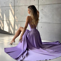 Womens Strap Backless Sexy Dress