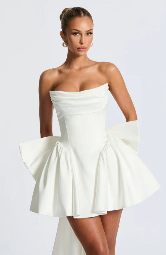 Elegant Trinity Mini Dress for women