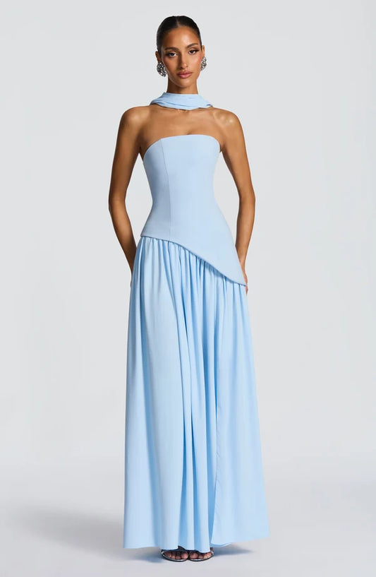Revalline Maliyah Maxi Dress for women featuring an elegant full-length silhouette, premium fabric, and sophisticated design for weddings, evening parties, formal events, and special occasions.