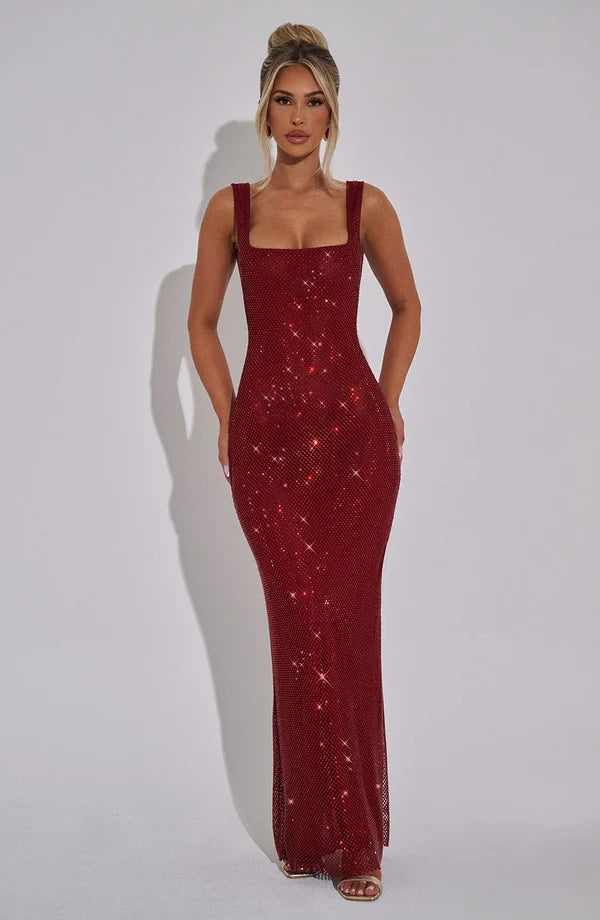 Petra Maxi Dress by Revalline featuring an elegant floor-length silhouette for weddings, formal events, and evening occasions.