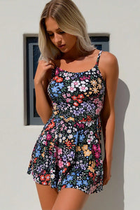 Tummy Control High Waist Boyshort Tankini Swimsuit